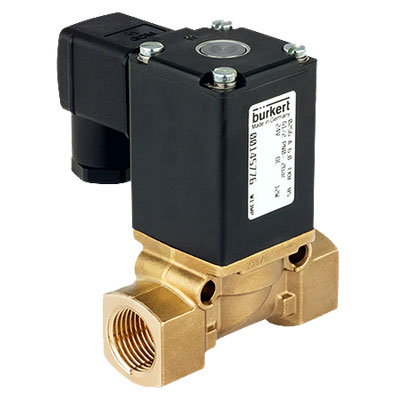 This direct-acting plunger solenoid valve Type 0256