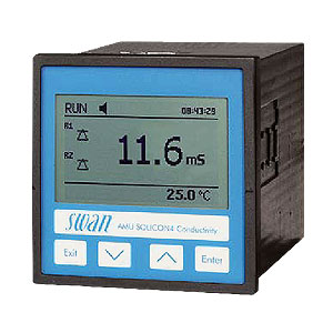 Specific Conductivity, Concentration of CIP Solutions, Salinity and TDS – Control Panel Mounted